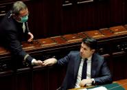 Italian Prime Minister Giuseppe Conte gives an update on the coronavirus outbreak in Italy