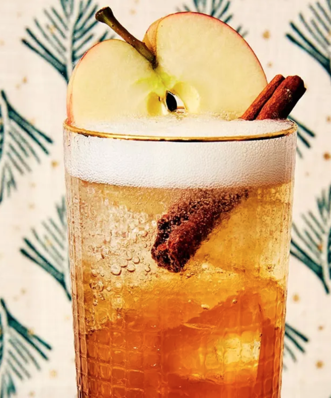 <p>Alison Ashton</p><p>Warm up with a whiskey and honey cocktail that tastes just as good as apple pie. </p><p><strong>Get the recipe: <em><a href="https://parade.com/1130223/alison-ashton/apple-pie-cocktail-recipe/" rel="nofollow noopener" target="_blank" data-ylk="slk:Apple Pie Cocktail;elm:context_link;itc:0;sec:content-canvas" class="link ">Apple Pie Cocktail</a></em></strong></p>