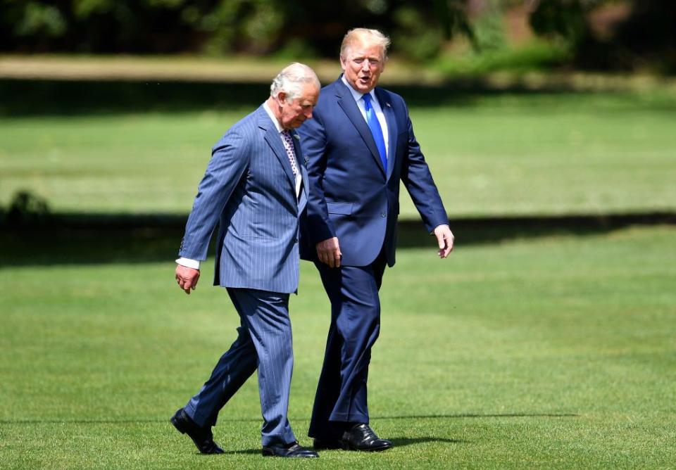 us president trump's state visit to uk day one