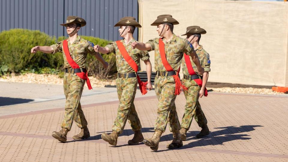 It’s a day to be proud of those who are serving and those who served our country. Picture: NCA NewsWire / Ben Appleton