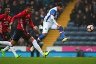 <p>Lethal: Danny Graham fires the hosts in front </p>