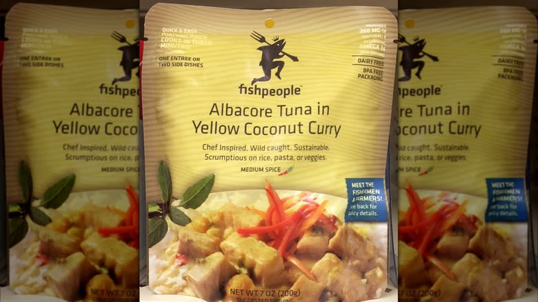 coconut curry tuna pouch