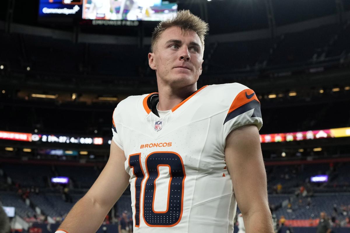 Rookie Bo Nix named Broncos’ starting quarterback