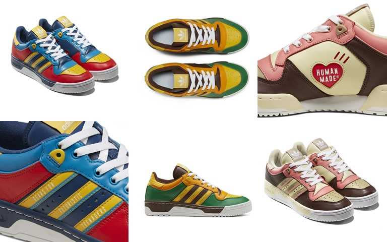 Rivalry HUMAN MADE系列 NT4,690。adidas Originals HUMAN MADE聯名系列將於8月6日上市。（圖／adidas Originals）