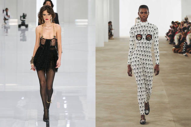 Vogue Runway ( left：DSquared2；right：AREA ） 