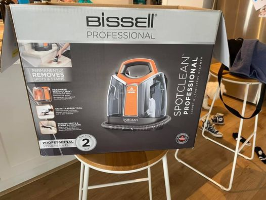 $250 Bissel SpotClean professional Carpet and Upholstery Cleaner couch transformation