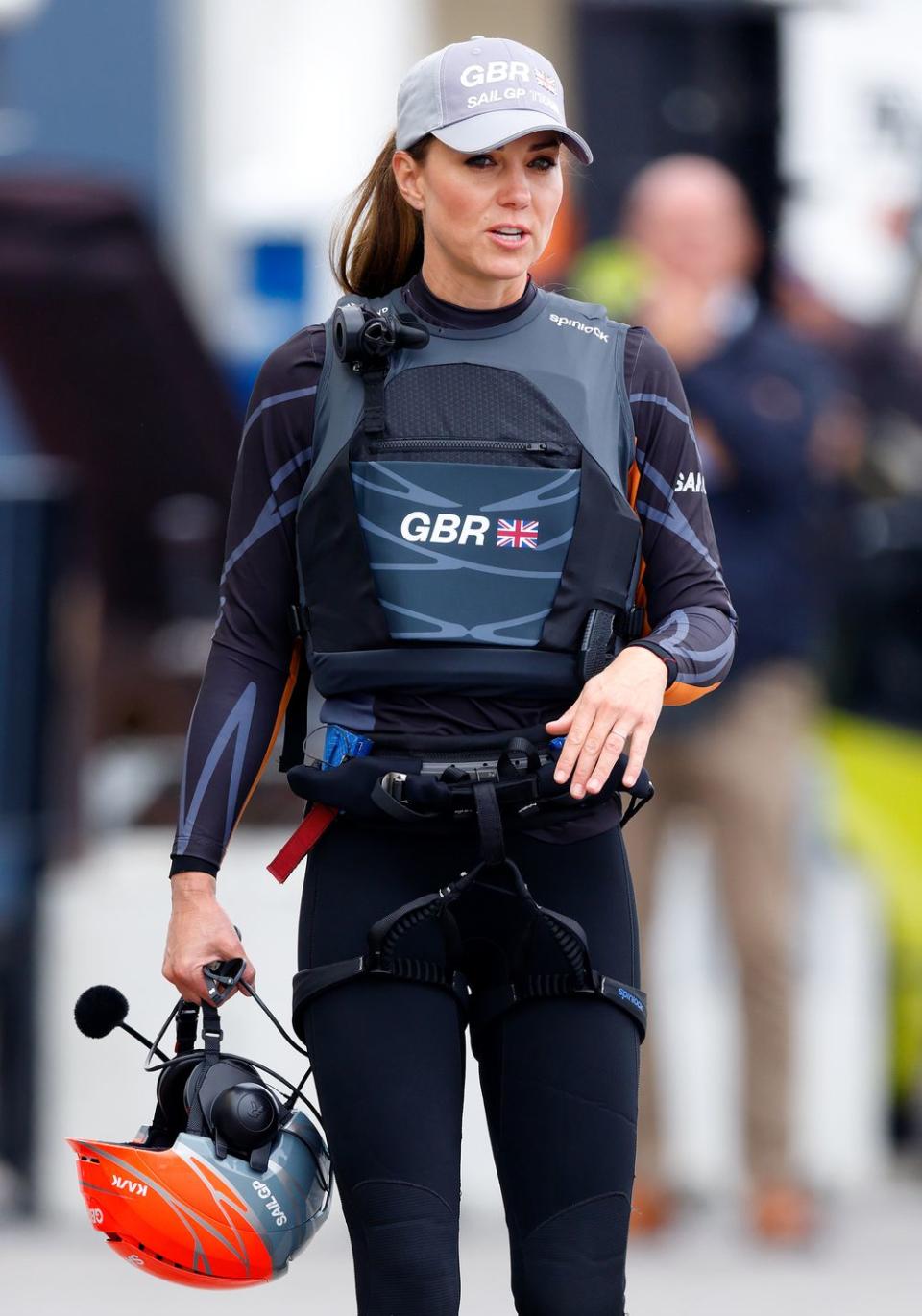 the duchess of cambridge joins the 1851 trust and the great britain sailgp team in plymouth