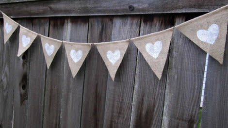 Burlap Bunting