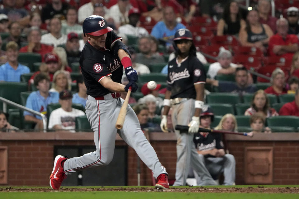 Jacob Young hits basesloaded triple in the 10th in the Nationals' 108