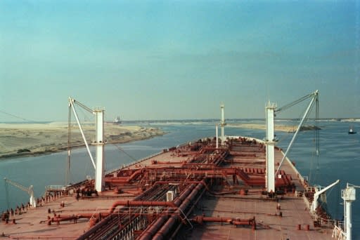 The Suez Canal, pictured in 1982, is a main revenue earner for Egypt and a 20th century symbol of its independence