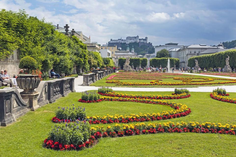 Mirabell Palace and Gardens in Salzburg, Austria