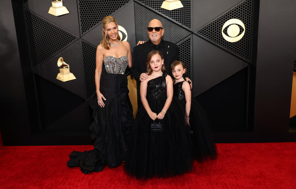 LOS ANGELES, CALIFORNIA - FEBRUARY 04: (L-R) Alexis Roderick, Billy Joel, Della Joel and Remy Joel attend the 66th GRAMMY Awards at Crypto.com Arena on February 04, 2024 in Los Angeles, California. (Photo by Matt Winkelmeyer/Getty Images for The Recording Academy)<p>Matt Winkelmeyer/Getty Images</p>