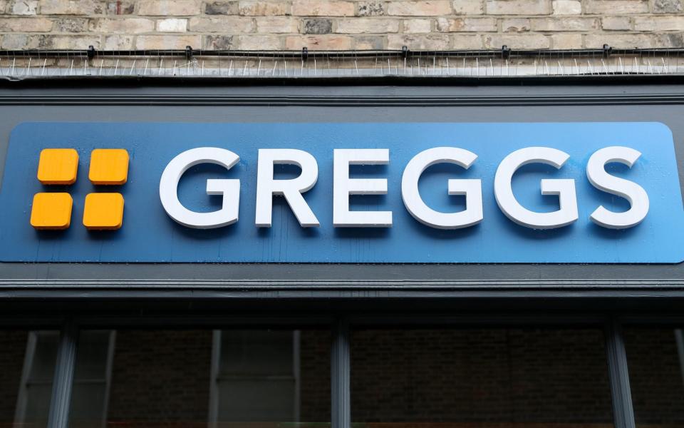 EMBARGOED TO 0001 SATURDAY JUNE 10 File photo dated 18/06/20 of a Greggs sign, as the bakery chain's boss has said they're on track with plans to open 150 new shops across the UK. PA Photo. Issue date: Saturday June 10, 2023. Gregg's said it will open new stores in Cornwall and other areas where it currently has fewer sites as part the group's rapid expansion plan. See PA story CITY Greggs. Photo credit should read: Andrew Matthews/PA Wire - Andrew Matthews/PA Wire