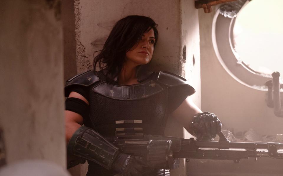 Gina Carano in The Mandalorian