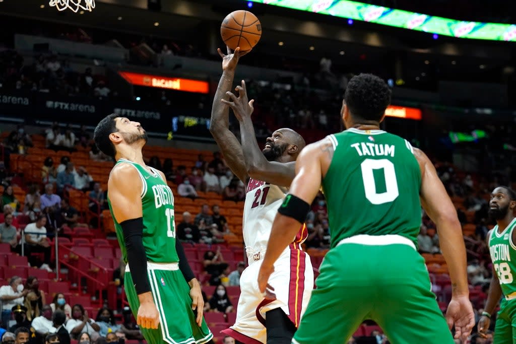 Celtics Heat Basketball (Copyright 2021 The Associated Press. All rights reserved.)