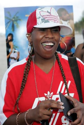 Missy Elliott at the Miami premiere of Lions Gate's The Cookout
