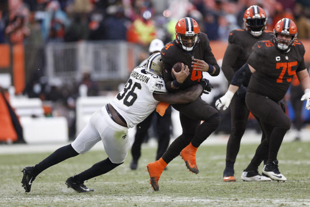 Browns lose Cleveland's second-coldest home game to Saints