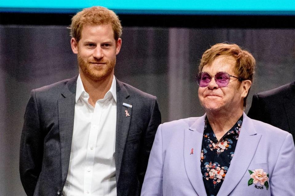 Prince Harry and Elton John