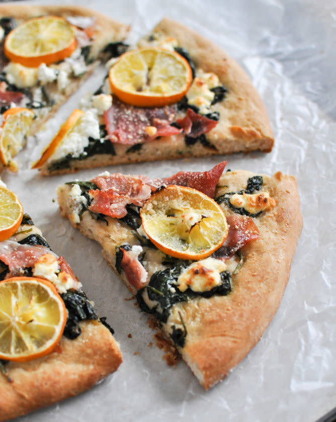 <strong>Get the <a href="http://www.howsweeteats.com/2013/01/meyer-lemon-pizza/">Meyer Lemon Pizza recipe</a> from How Sweet It Is</strong>