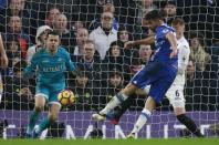 Britain Football Soccer - Chelsea v Swansea City - Premier League - Stamford Bridge - 25/2/17 Chelsea's Diego Costa scores their third goal Reuters / Peter Nicholls Livepic