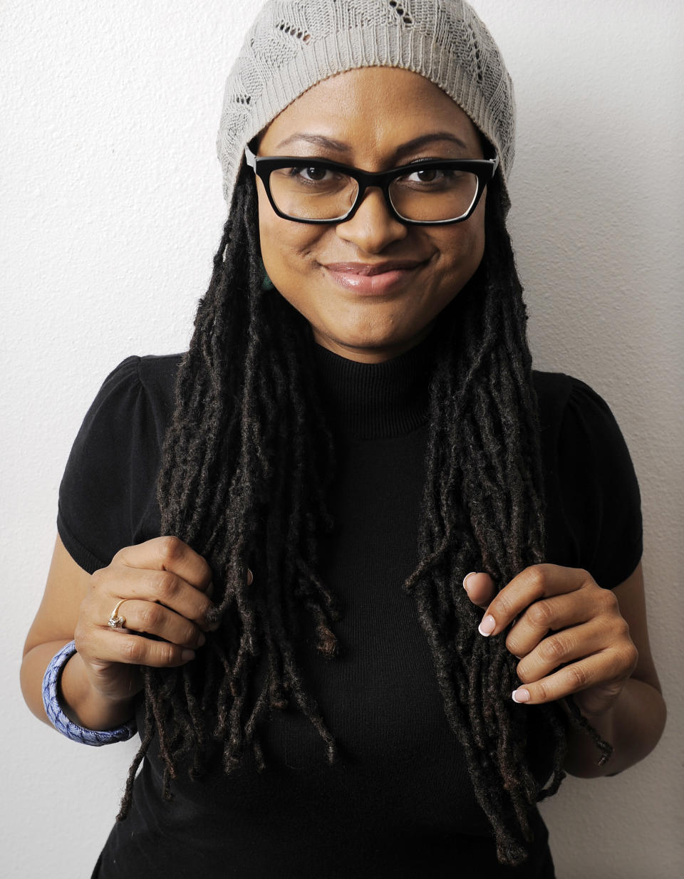 In this Wednesday, Oct. 17, 2012 photo, Ava DuVernay, writer/director of the film "Middle of Nowhere," poses for a portrait in Los Angeles. The rebirth of black independent film is taking place in a small office in the San Fernando Valley. This is where filmmaker DuVernay and her staff of two operate AaFFRM, the African-American Film Festival Releasing Movement, a boutique distribution company dedicated to discovering and promoting black directorial voices. (Photo by Chris Pizzello/Invision/AP)