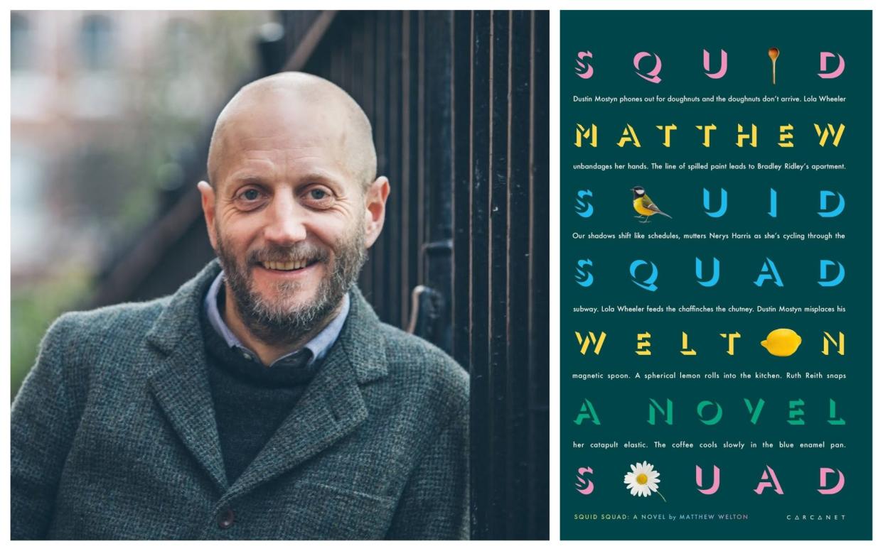 Matthew Welton, author of Squid Squad: A Novel - Jack Tinney/Carcanet