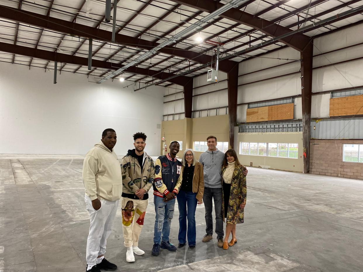 Jersey Shore Ventures LLC in Neptune includes, from left to right; John Dockery, Will Perry, Tahir Johnson, Virginia Papa-Horning, Chris Horning and Jessica Lorenzo Cordero.