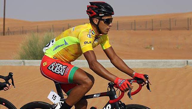  Soufiane Haddi held the yellow jersey throughout the whole race.