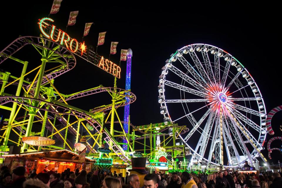 Hyde Park Winter Wonderland in London (PA)