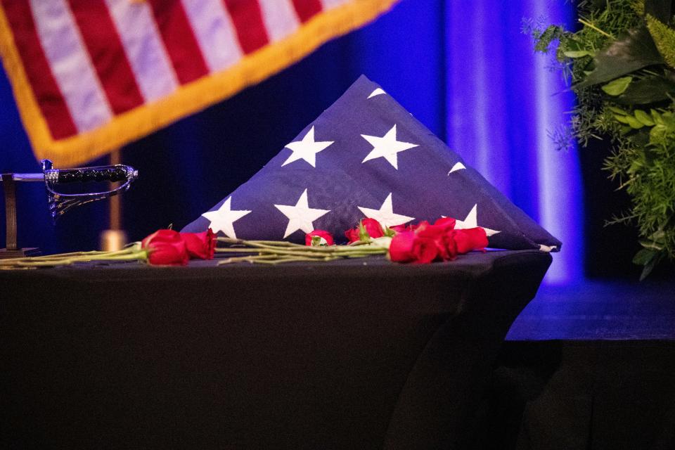 The Lee County Sheriff's Office Fallen Deputies Memorial Service at the Caloosa Sound Convention Center in Fort Myers on Tuesday, May 14, 2024, honored 11 fallen deputies.