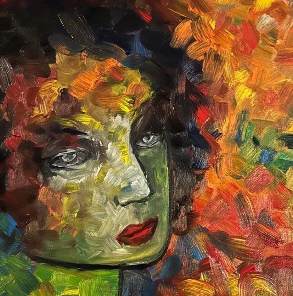 Stark County artist Melissa Goff will be displaying this and other paintings in her joint exhibition "Coalescence" with local photographer David Dingwell. Female portraiture is the art show's theme.