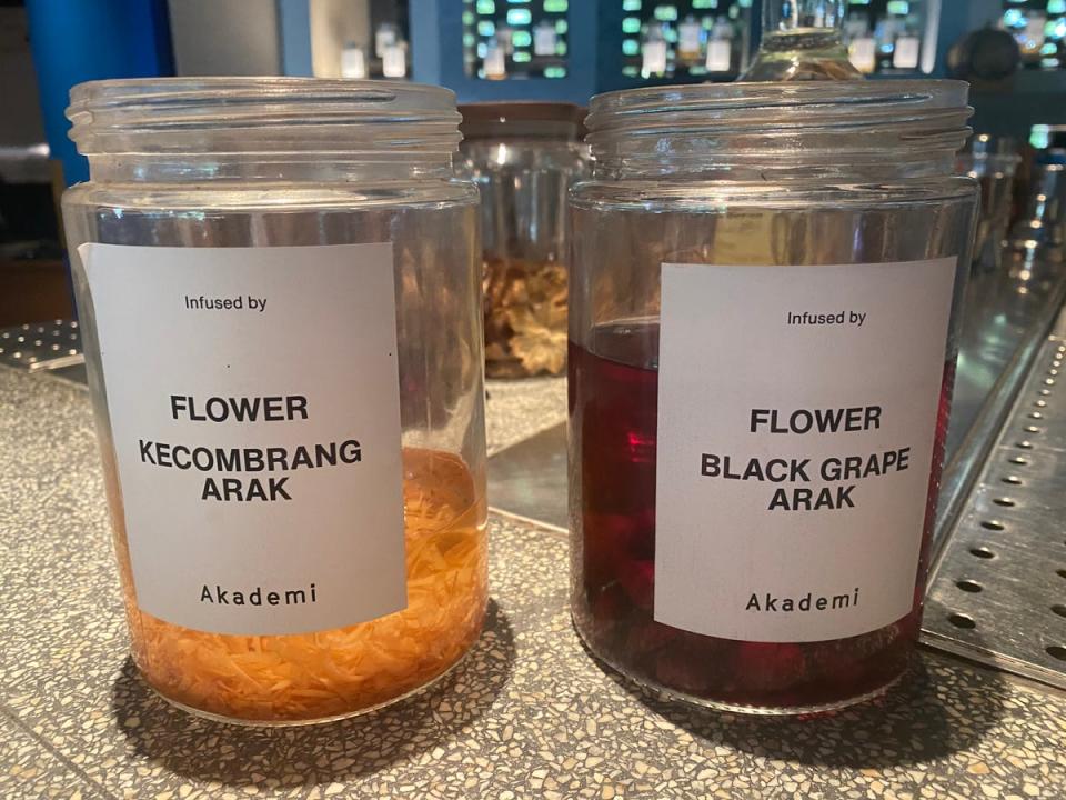 Arak is at its finest when infused with the fruits that bless the island (Tamara Hinson)