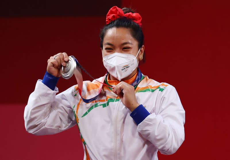 Weightlifting - Women's 49kg - Medal Ceremony