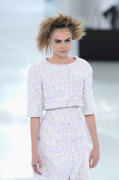 Cara Delevingne / Chanel Haute Couture Spring 2014 / Foto: Getty Images