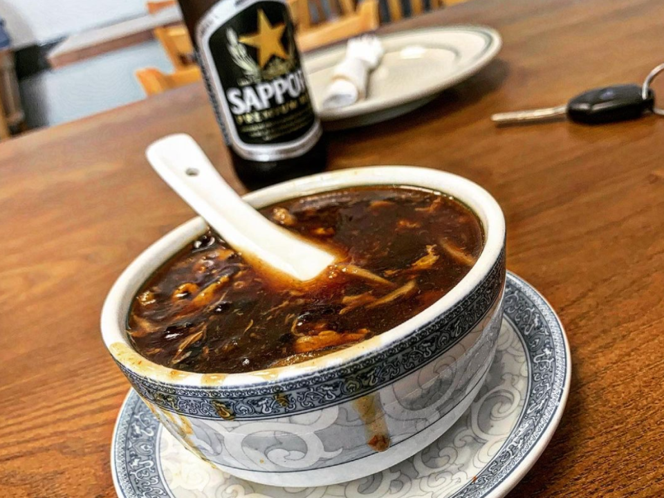 Hot and sour soup at Sichuan Bistro in Mason.