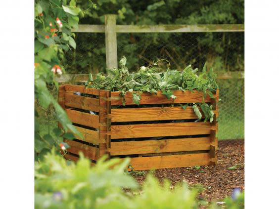 Compost your waste to feedback to your plants and vegetables, for a healthy crop (Harrod Horticultural)