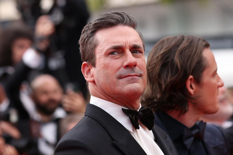 Jon Hamm in a tudedo