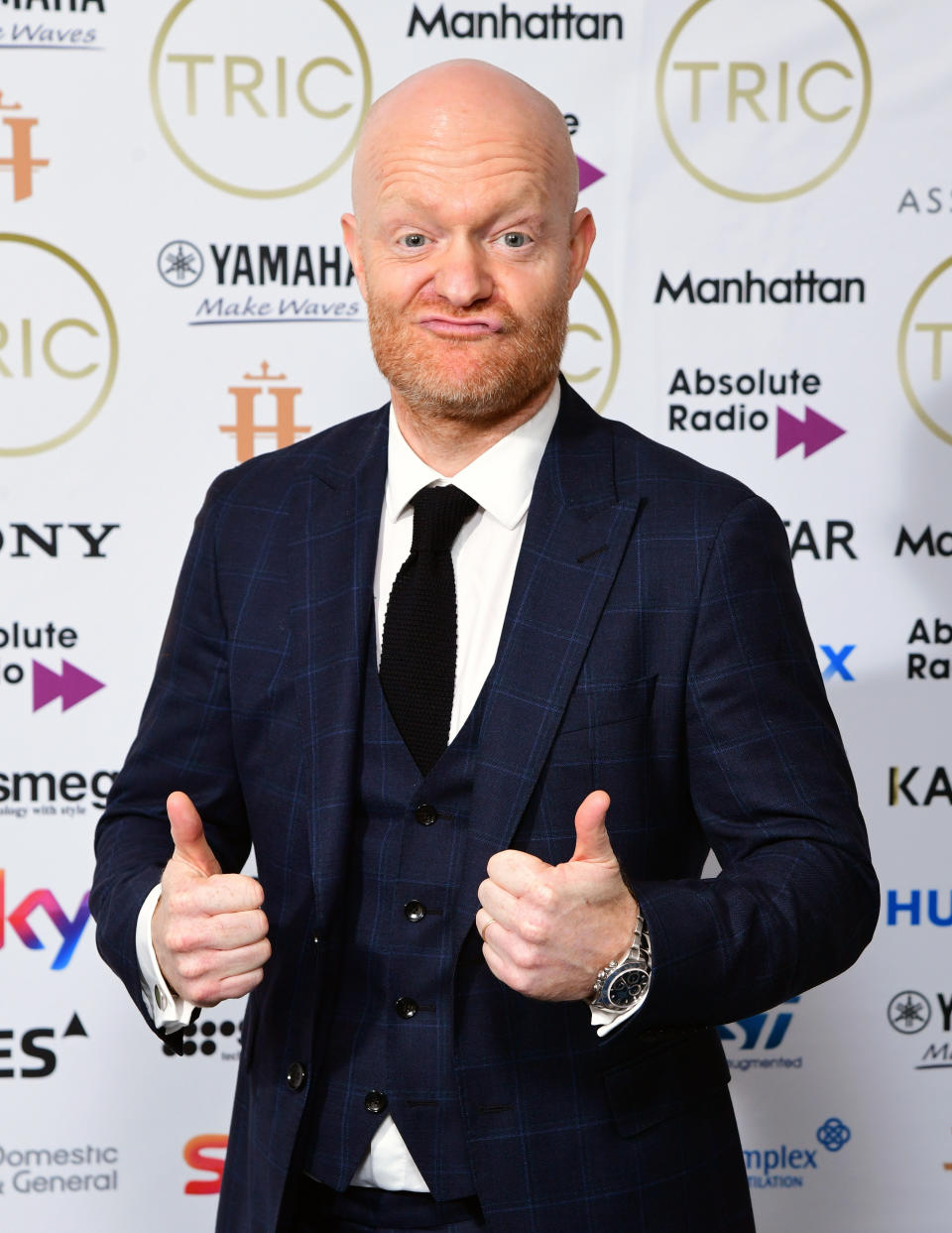 Jake Wood attending the TRIC Awards 2020 held at the Grosvenor Hotel, London. (Photo by Ian West/PA Images via Getty Images)