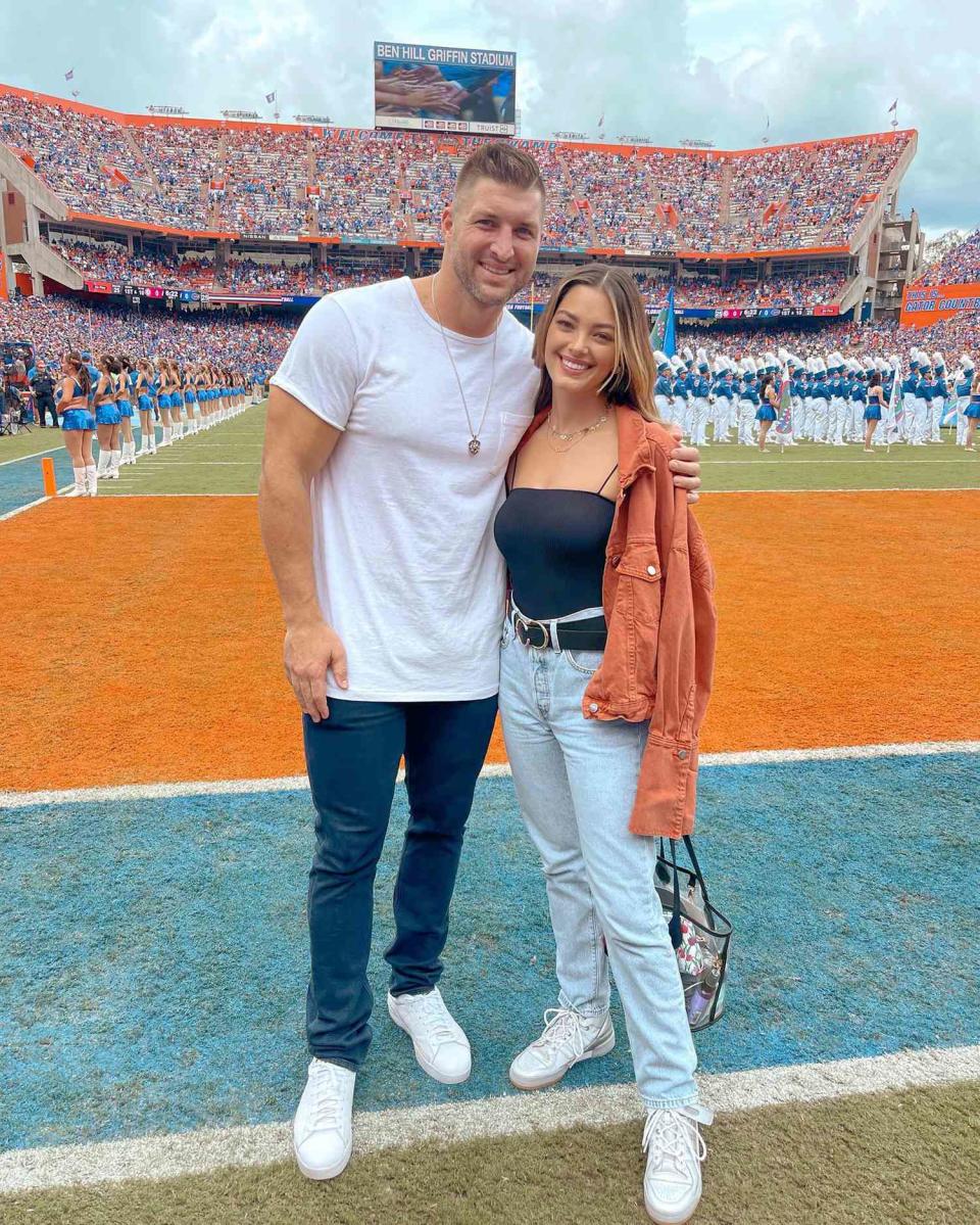 Tim Tebow and Demi-Leigh Tebow