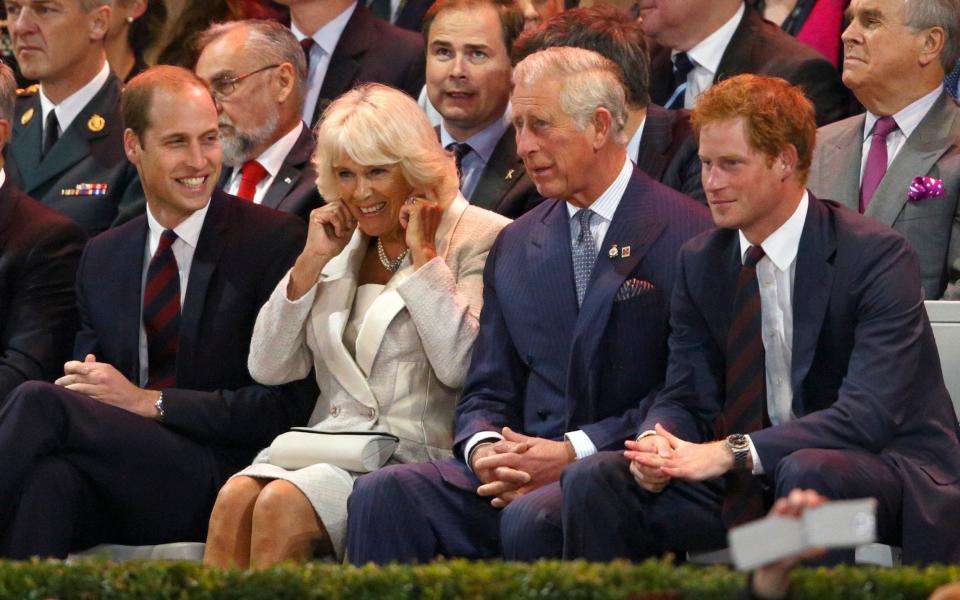 Prince William, Duke of Cambridge, Camilla, Duchess of Cornwall, Prince Charles, Prince of Wales and Prince Harry - Max Mumby/Indigo 