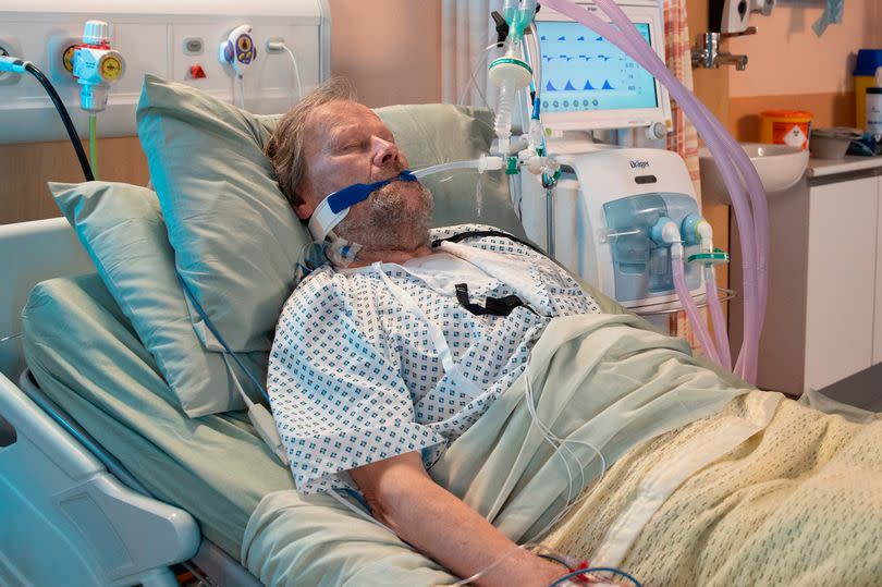Roy ends up in hospital -Credit:ITV