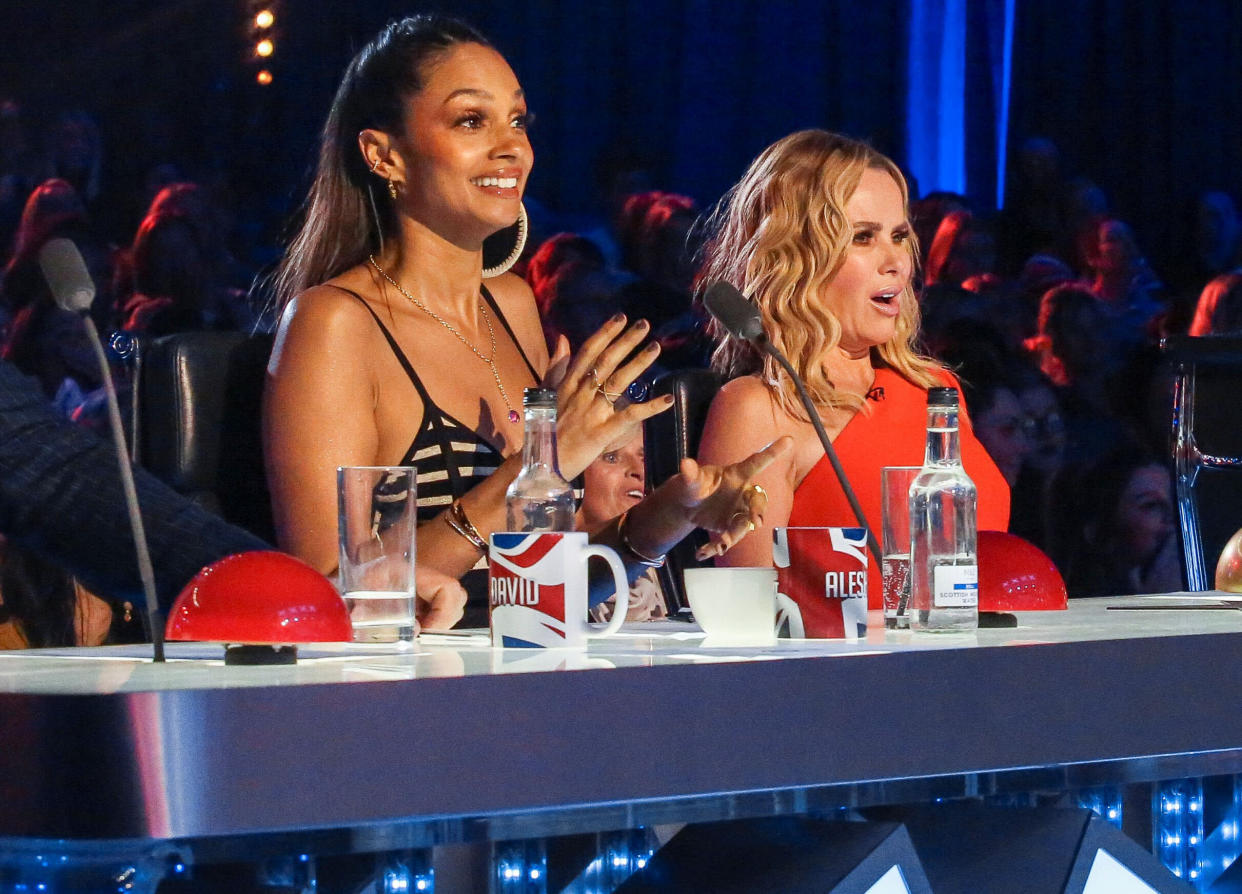 'Britain's Got Talent' judges Alesha Dixon and Amanda Holden (Credit: Syco/Thames)