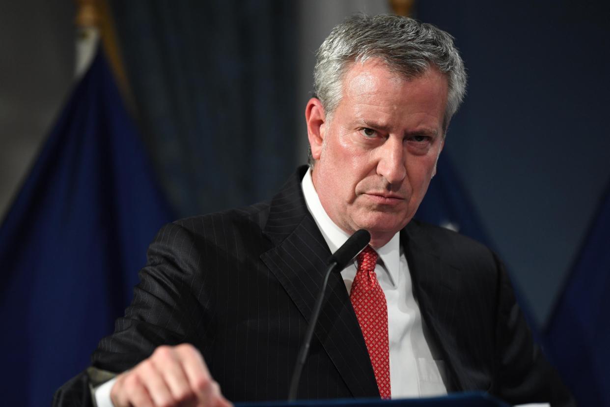 Former New York City Mayor Bill de Blasio