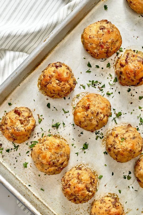 keto sausage puffs