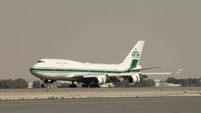 Saudi Prince Alwaleed bin Talal bin Abdulaziz al Saud’s Private Boeing 747-400