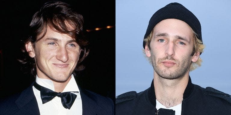 Sean Penn and Hopper Penn at 26