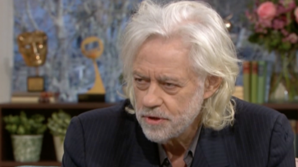 Sir Bob Geldof recently came under fire for misgendering Sam Smith during an appearance on This Morning (ITV)