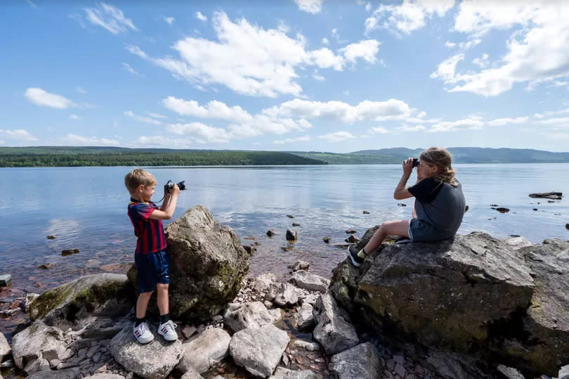 Loads of volunteers took part in the search for the Loch Ness Monster