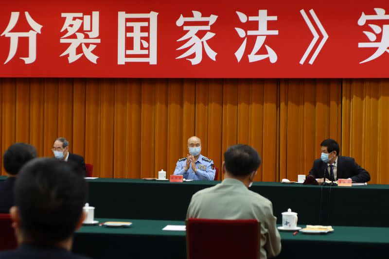 Li Zhanshu, Xu Qiliang and others attend an event marking the 15th anniversary of the implementation of the Anti-Secession Law in Beijing