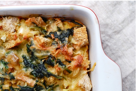 Kale & Cheddar Strata